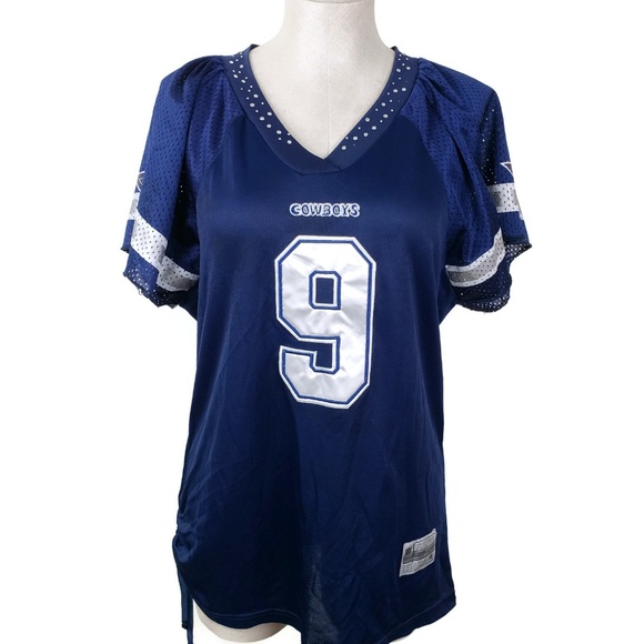 NFL Tops - NFL Team Cowboys Jersey Womens Sz XXL Blue #9 Romo